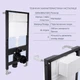 Готовое решение Qtap для ванной комнаты: подвесной унитаз Taurus Ultra Quiet 515x360x350 + комплект инсталляции Standard (линейная кнопка White) - изображение 4