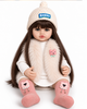 Реалістична Кукла Реборн 55 см повністю вінілова Doll Reborn Baby К0100204 - зображення 1