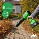 Потужна садова снігоприбиральна повітродувка MasterBlow 1000W 2 акумулятора на 21V 240 км/год для листя, снігу, пилу, сміття - зображення 6