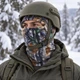 Балаклава флисовая зимняя DM-AA для полевых выходов и отдыха One Size разноцветный камуфляж - изображение 7