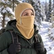 Балаклава зимняя флисовая 25042-JRHXM с теплой подкладкой унисекс, песочная - изображение 4