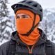 Балаклава флісова зимова DM-AA для велосипеда й активного відпочинку One Size помаранчева - зображення 7