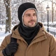 Балаклава зимова флісова 25042-JRHXM з теплою підкладкою унісекс, чорна - зображення 5