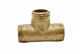 Тройник латунный 1/2" ННН 241Б - изображение 2