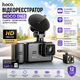 Автомобільний відеореєстратор HOCO DI62 3 камерами, Wi-Fi, чорна - зображення 9