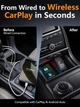 Адаптер CarPlay ZOUHOE CA7-D беспроводной 2-в-1 Apple CarPlay и Android Auto - изображение 3