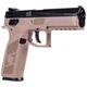 Пневматичний пістолет ASG CZ P-09 Black/FDE Blowback Pellet - изображение 3
