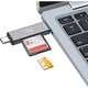 Chuanyu [Двухкарточный кардридер двойного назначения] USB/Type-C 3.0 Высокоскоростной многофункциональный кардридер для камер, телефонов, компьютеров, дронов DJI, карманных кардридеров - изображение 2