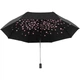 Зонт от солнца C'mon Sun Protection Umbrella, трехсекционный зонт для солнечных и дождливых дней, защита от УФ-излучения UPF50+, небольшой трехсекционный зонт с изображением цветущей сакуры. - изображение 2