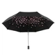 Зонт от солнца C'mon Sun Protection Umbrella, трехсекционный зонт для солнечных и дождливых дней, защита от УФ-излучения UPF50+, небольшой трехсекционный зонт с изображением цветущей сакуры. - изображение 6
