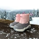 Термодутики для дівчинки Kimboo Сіро-рожевий (FG574-1F pink-grey (23 (15 см)) - зображення 3