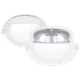 Захисний чохол TRUST ME для Huawei FreeBuds 6i із замком, м'який силіконовий корпус для Bluetooth-навушників, простий дизайн із захистом від падіння та втрати, напівпрозорий білий - изображение 4
