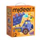 MiDeer Advanced Puzzle, паперовий пазл великих елементів для раннього розвитку малюків, рівень 2 - Інженерія динозаврів (версія з сумкою для зберігання), дитячий подарунок - изображение 2
