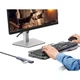 USB-концентратор UGREEN 2.0 из алюминиевого сплава, 4-портовый док-станция расширения, многопортовый адаптер для ноутбуков и настольных компьютеров, внешний кабель-конвертер для клавиатуры и мыши. - изображение 1
