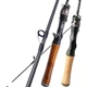 Вудка FishingFans Lanxi 2.0 Makou Lure Ring, ультралегка, лита з UL карбону, мікрориболовля, 1,8 м, пряма ручка, коркова рукоятка - изображение 2