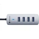Док-станция расширения Yottamaster USB3.0 Hub, высокоскоростной 4-портовый концентратор, многопортовый адаптер для ноутбука, удлинительный кабель, 0,15 метра. - изображение 2