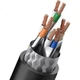 Гигабитный Ethernet-кабель PHILIPS Cat8, витая пара из чистой меди, сетевой кабель игрового класса для двух экранов, для подключения домашнего компьютера к широкополосному интернету, 1 метр. - изображение 3