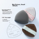 Everbab Air Cushion Milk Powder Cotton Candy Makeup 2 штуки, суха та волога основа подвійного використання, без вбирання пудри - зображення 9