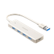 USB-концентратор UGREEN 3.0, высокоскоростной 4-портовый разветвитель, многофункциональная док-станция для расширения возможностей компьютеров, удлинительный кабель-адаптер, 0,15 метра, цвет «Молочный чай». - изображение 4