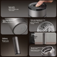 Термопляшка Fuguang Cloud Start з ситечком 500 мл Deep Gunmetal (FGZ2412-500) - зображення 4