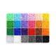 Набор для творчества Danmiqi из 24 разноцветных бусин Perler Beads, 3D-конструктор для детей, подарок. - изображение 4