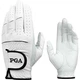 Мужская перчатка для гольфа PGA из натуральной импортной овчины и микрофибры, дышащая, удобная, для левой руки, с минимальным ограничением движений при замахе. - изображение 1