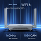 Бездротовий домашній маршрутизатор TCL AX3000 Gigabit Wireless WiFi6 на базі HiSilicon Chip 5G, дводіапазонний, проникаючий крізь стіну, мережеве покриття всього будинку, продуктивність, флагманське покращення кількох сигналів, підсилення - изображение 5