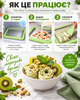 Аппарат для приготовления рулетов из мороженого, мороженица Ice Cream Maker Instant с 2 лопатками, салатовый - изображение 2