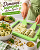 Аппарат для приготовления рулетов из мороженого, мороженица Ice Cream Maker Instant с 2 лопатками, салатовый - изображение 4