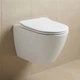 Унітаз підвісний Creavit Free FE322-11CB00E-0000 з сидінням Soft Close KC0903.02.0000E білий глянець - зображення 1