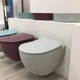 Унітаз підвісний Creavit Free FE322-11CG00E-0000 з кришкою Soft Closing , безобідковий, Cool Grey - зображення 4
