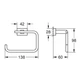 Тримач для туалетного паперу Grohe Essentials Cube 40507AL1 без кришки, графіт темний матовий - изображение 3