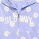 Дитяча флісова толстовка з капюшоном для дівчинки Old Navy 522771720 134см Бузкова (1159858180) - зображення 3