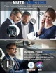 Беспроводная гарнитура Dechoyecho Bluetooth с микрофоном для работы - изображение 6