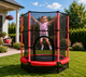 Батут дитячий TILLY BT-RJ-0072 червоний діаметр 140 см до 100 кг - изображение 4