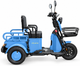 Электроскутер трехколесный ATLAS Ant 800W Blue - изображение 3