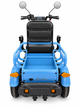 Электроскутер трехколесный ATLAS Ant 800W Blue - изображение 8
