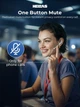 Беспроводная гарнитура Bluetooth HEIBAS с микрофоном для работы - изображение 6