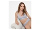 Бюстгальтер без косточек в рубчик для женщины Esmara LYCRA® 507247 L Серый - изображение 2