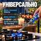 Запальничка кухонна гнучка імпульсна електрична для свічок кухні плити духовки розпалювання заряджається від USB кабелю універсальна запальничка для газової плити Kayfovo JL853 blue - зображення 3