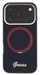 Панель Guess IML Ring Stand 360 Script Metal Logo MagSafe для Apple iPhone 17 Pro / 18 Pro Burgundy (3666339655549) - зображення 1