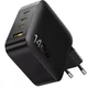 Сетевое зарядное устройство универсальная зарядка 140W Baseus EnerFill FH11 GaN 3хType-C/USB черный (E0121J00) - изображение 4
