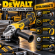 Аккумуляторная болгарка DeWalt 24 В угловая шлифмашина бесщеточная диск 125 мм УШМ 7000 об/мин батарея 5 А·ч электронная регулировка для резки металла шлифования зачистки 2 АКБ кейс - изображение 2