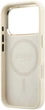 Панель Guess Saffiano Small 4G & Classic Logo MagSafe для Apple iPhone 18 Pro Max / Apple iPhone 17 Pro Max Beige (3666339652791) - зображення 7