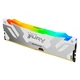 Модуль пам'яті для комп'ютера Kingston Fury (ex.HyperX) DDR5 16GB 7200 MHz Renegade RGB White XMP (KF572C38RWA-16) - зображення 2