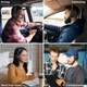 Bluetooth-гарнитура V5.2 LEVN с микрофоном и шумоподавлением Multipoint для работы из дома/мобильного телефона/ПК - изображение 5