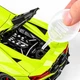 Машинка металлическая Lamborghini Aventador 1:24 инерционная со светом звуком и эффектом распыления дыма Салатовый 78159 - изображение 3