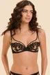 Бюстгальтер с мягкой чашкой Simone Perele 70B Черный тату (noir tatoo 035) (117844) - изображение 1
