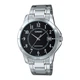 Чоловічий годинник Casio MTP-V004D-1B чорний циферблат - зображення 1