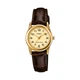 Жіночий годинник Casio LTP-V001GL-9B золотистий циферблат - зображення 1